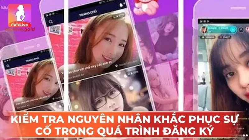 Kiểm tra nguyên nhân khắc phục sự cố trong quá trình đăng ký